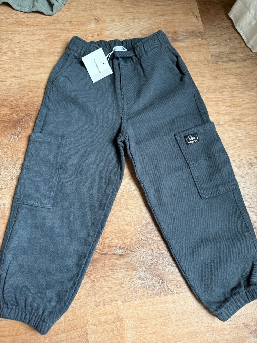 Zara Cargo Jogger Pants in Charcoal